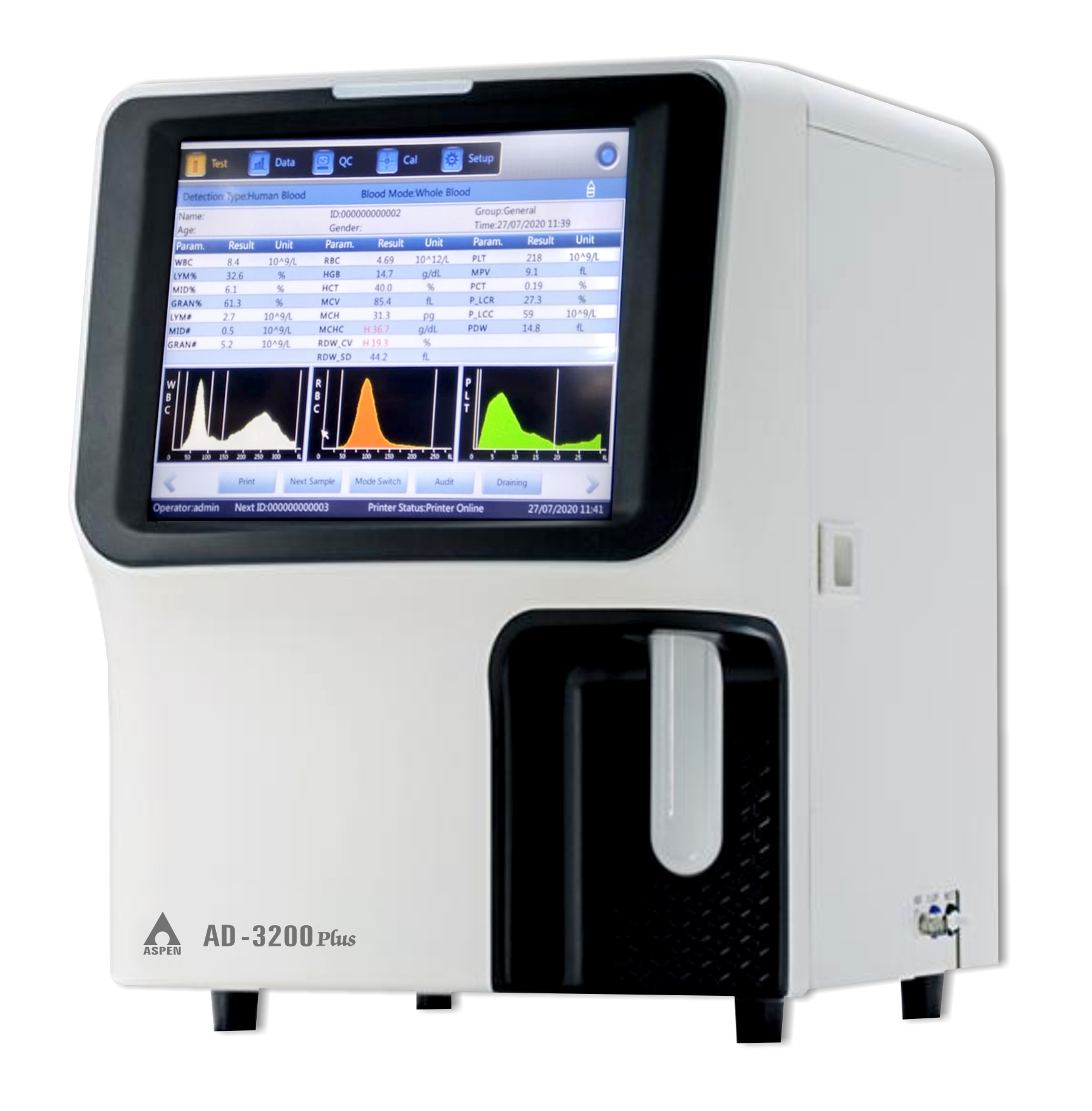 AD-3200 Plus Automated Hematology Analyzer