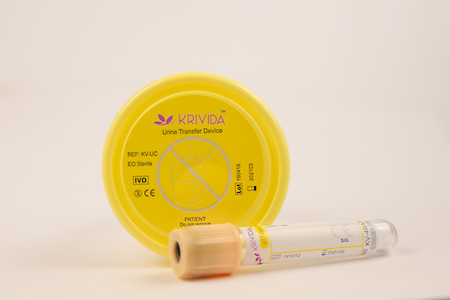 KRIVIDA Urine transfer device