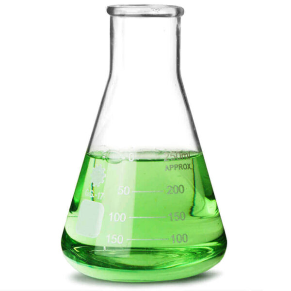 Flask, Erlenmeyer, graduated, conical made of low expansion 3.3 borosilicate glass