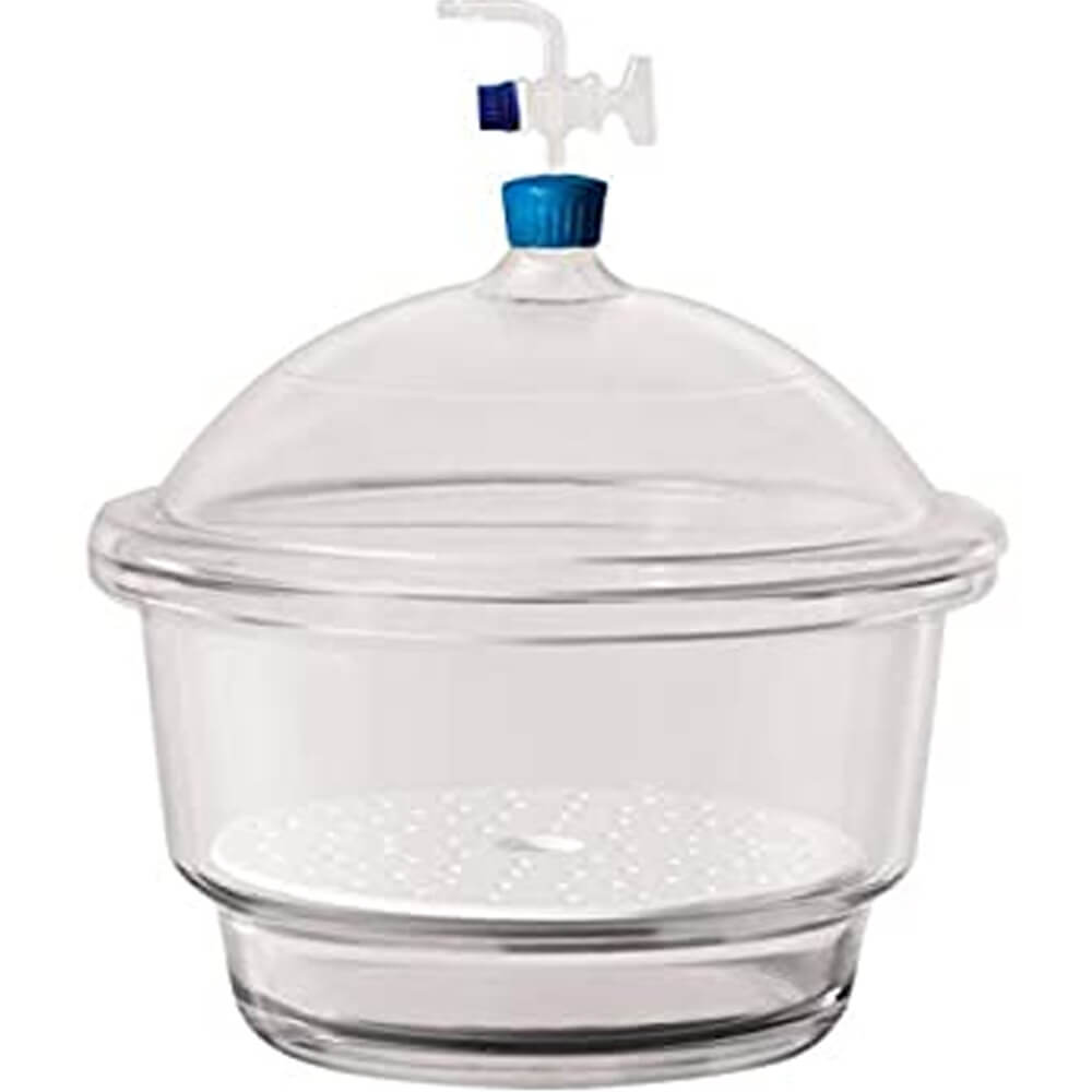 Dessicators, Simax, Vaccum with PTFE stopcock, made of low expansion 3.3 borosilicate glass