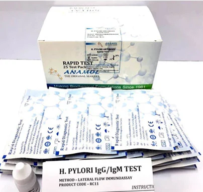 H-pylori Antibody (IgG/ IgM) Card