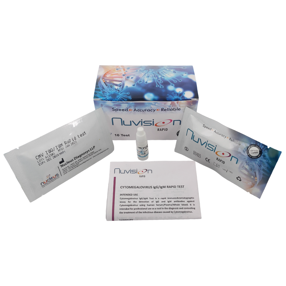 Nuvision Cytomegalo Virus (CMV) IgG IgM Antibody Rapid Test