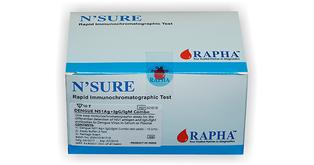 N’SURE Dengue NS1Ag + IgGIgM Combo Rapid Test