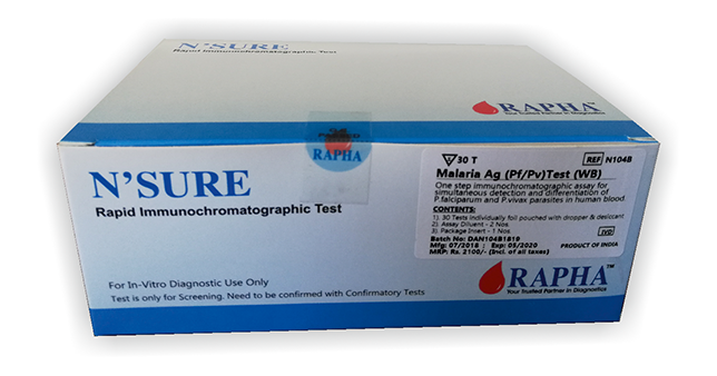 N’SURE Malaria Ag (Pf / Pv) Test